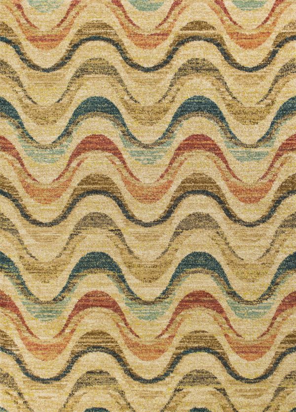 2'7 x 4'11 Polypropylene Sand Area Rug