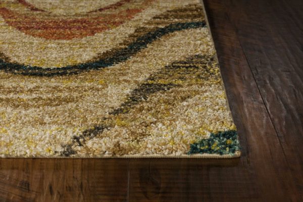 2'7 x 4'11 Polypropylene Sand Area Rug - Image 4