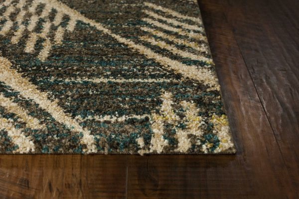 2'7 x 4'11 Polypropylene Grey Area Rug - Image 4