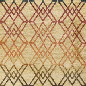 2'7 x 4'11 Polypropylene Brown Area Rug