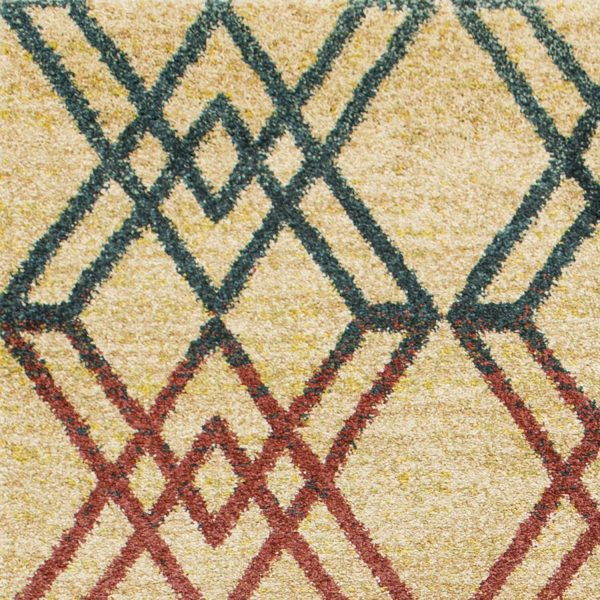 2'7 x 4'11 Polypropylene Brown Area Rug - Image 2