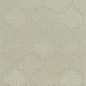 2'x4' Grey Hand Tufted Geometric Indoor Accent Rug