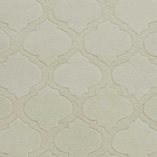 2'x4' Grey Hand Tufted Geometric Indoor Accent Rug - Image 3