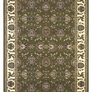 2' x 8' Green or Ivory Traditional Runner Rug