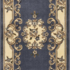 2' x 8' Blue Medallion Runner Rug