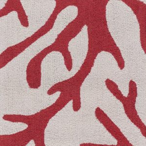 2' x 7'6 Runner Polyester Ivory Rust Area Rug