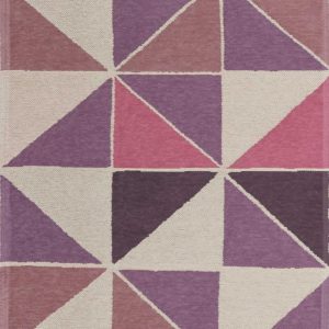 2'2 x 7'6 Polyester Ivory Pink Area Rug