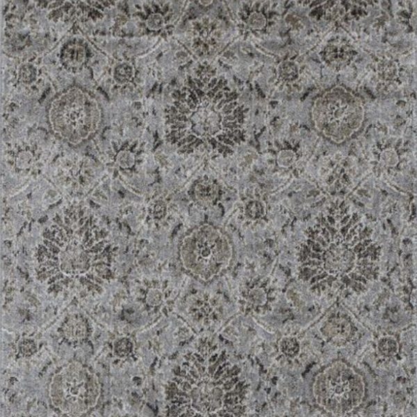 2' x 7' Silver Ancient Viscose Runner Rug - Image 3