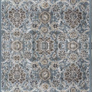 2' x 7' Slate Ancient Viscose Runner Rug