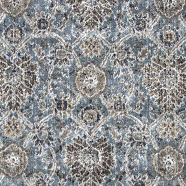 2' x 7' Slate Ancient Viscose Runner Rug - Image 3