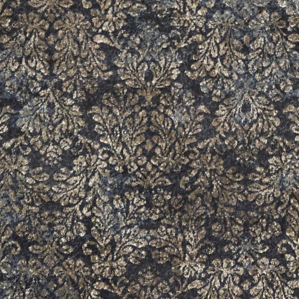 2' x 7' Slate Blue Ancient Viscose Runner Rug - Image 3