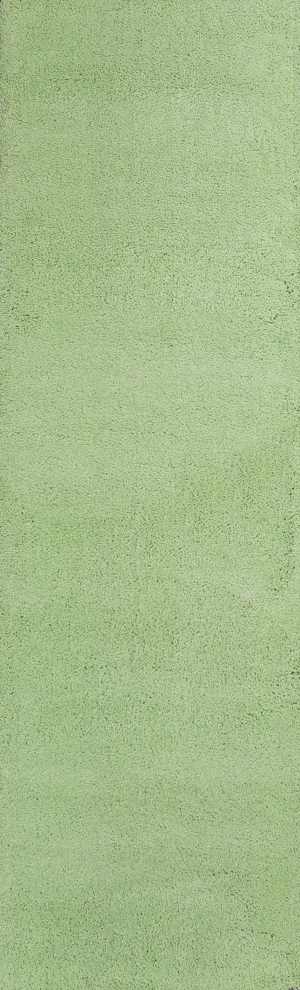 2' x 7' Spearmint Green Plain Runner  Rug