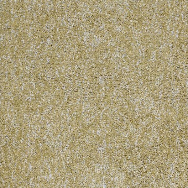 8' Yellow Heather Indoor Shag Runner Rug - Image 3
