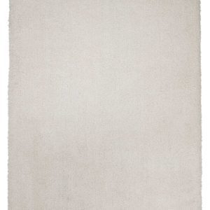 8' Ivory Indoor Shag Runner Rug