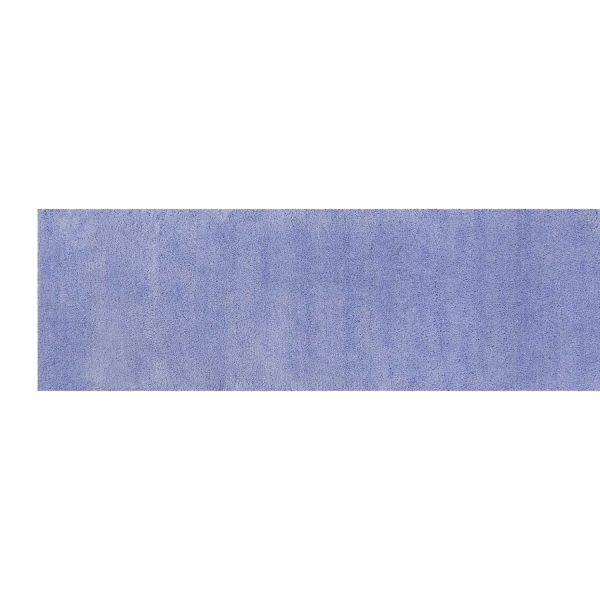 8' Purple Indoor Shag Runner Rug - Image 2