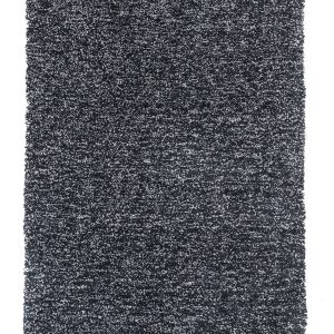 3'x5' Black Heather Indoor Shag Rug