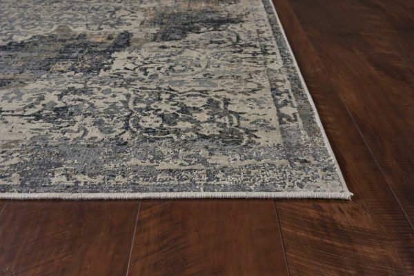 3' x 5' Ivory Medallion Area Rug - Image 4