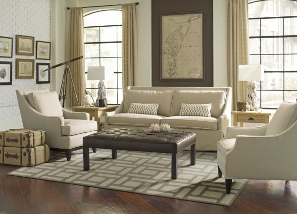 3'3 x 5'3 Wool Tan Ivory Area Rug - Image 2