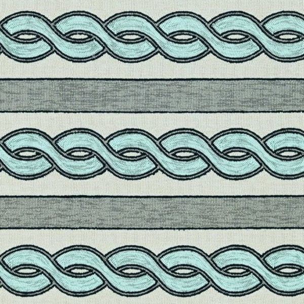 7' Square   UV treated Polypropylene Ivory or Spa Area Rug - Image 3