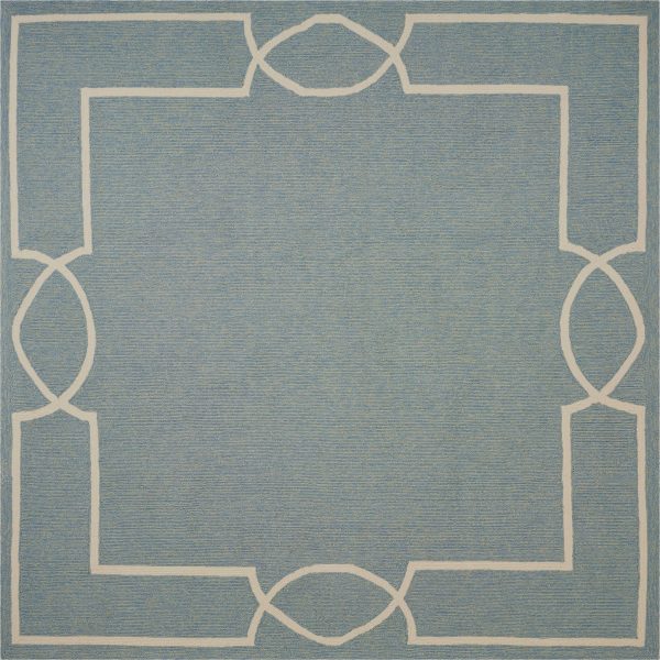 7' Square   UV treated Polypropylene Spa Area Rug
