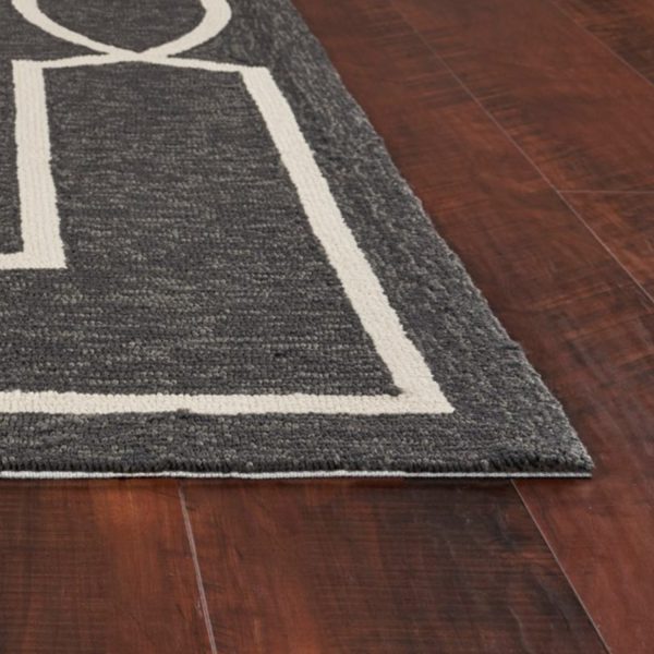 7' Square   UV treated Polypropylene Onyx Area Rug - Image 3