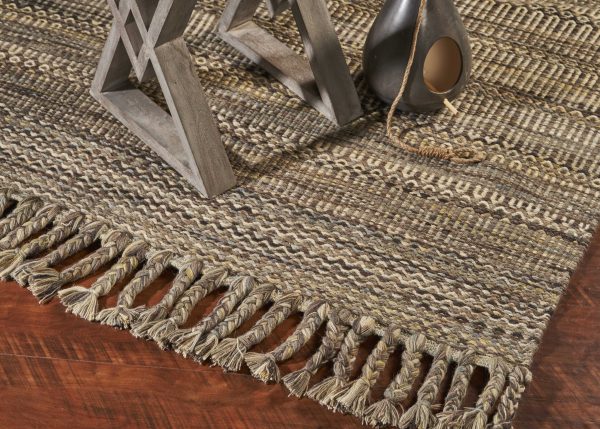 5 x 8  Wool Slate Area Rug - Image 2