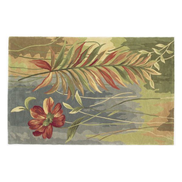 5' Round  Wool Multicol or  Area Rug - Image 2