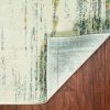 7'3 x 8'11 Polypropylene Ivory Area Rug - Image 2