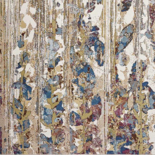 7'3 x 8'11 Polypropylene Ivory Area Rug - Image 5