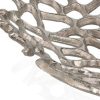 Modern Raw Silver Coral Centerpiece Plate - Image 4
