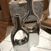 3.5" x 9" x 25" Buffed View Thru Vases Set of 2 - Image 3
