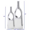 3.5" x 9" x 25" Buffed View Thru Vases Set of 2 - Image 4