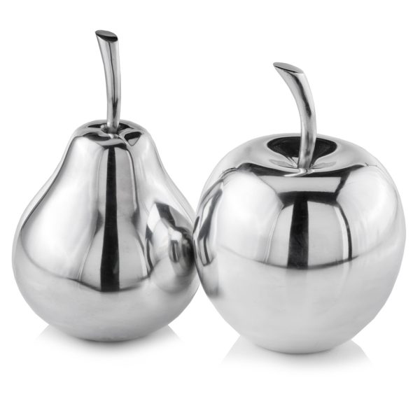 5.5" x 5.5" x 11" Buffed Polished Apple - Image 3