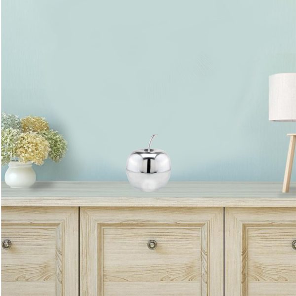 12" x 12" x 13" Buffed Extra Large Polished Apple - Image 3