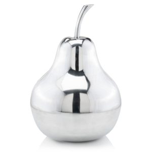 12" x 12" x 17" Buffed Extra Large Polished Pear