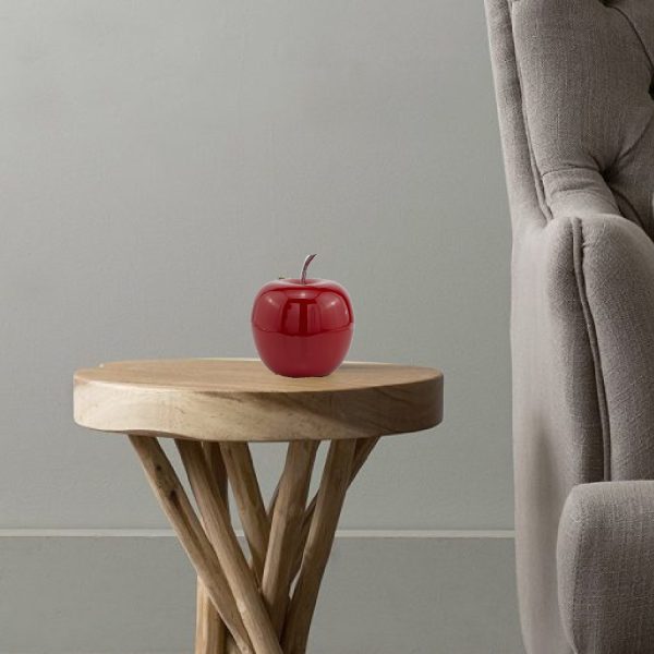 Buffed Red Extra Large Apple Sculpture - Image 3