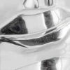 13" x 13" x 18" Silver Aluminum Face Stool - Image 5