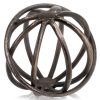8" x 8" x 7" Bronze Large Sphere - Image 2