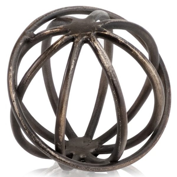 8" x 8" x 7" Bronze Large Sphere - Image 2