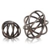 8" x 8" x 7" Bronze Large Sphere - Image 4