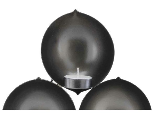 2.75" x 8.5" x 8.75" Bronze Cluster 3 Lite Wall Sconce - Image 2