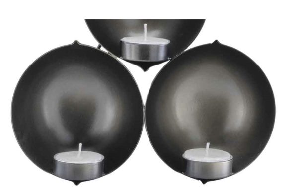 2.75" x 8.5" x 8.75" Bronze Cluster 3 Lite Wall Sconce - Image 3