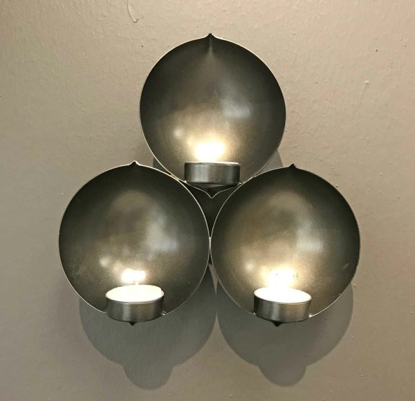2.75" x 8.5" x 8.75" Bronze Cluster 3 Lite Wall Sconce - Image 4
