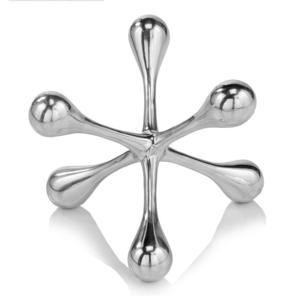 7" Silver Finish Large Decorative Jack - Image 3