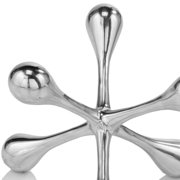 7" Silver Finish Large Decorative Jack - Image 4