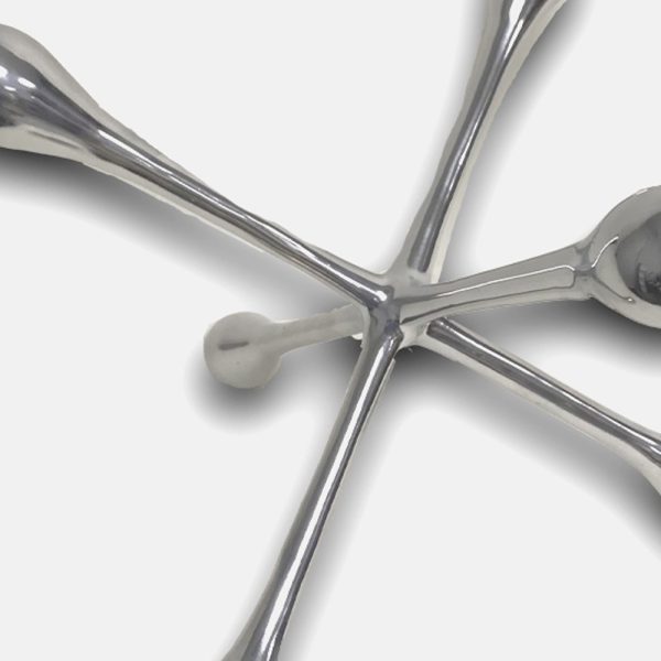 12" Silver Finish Extra Large Decorative Jack - Image 5