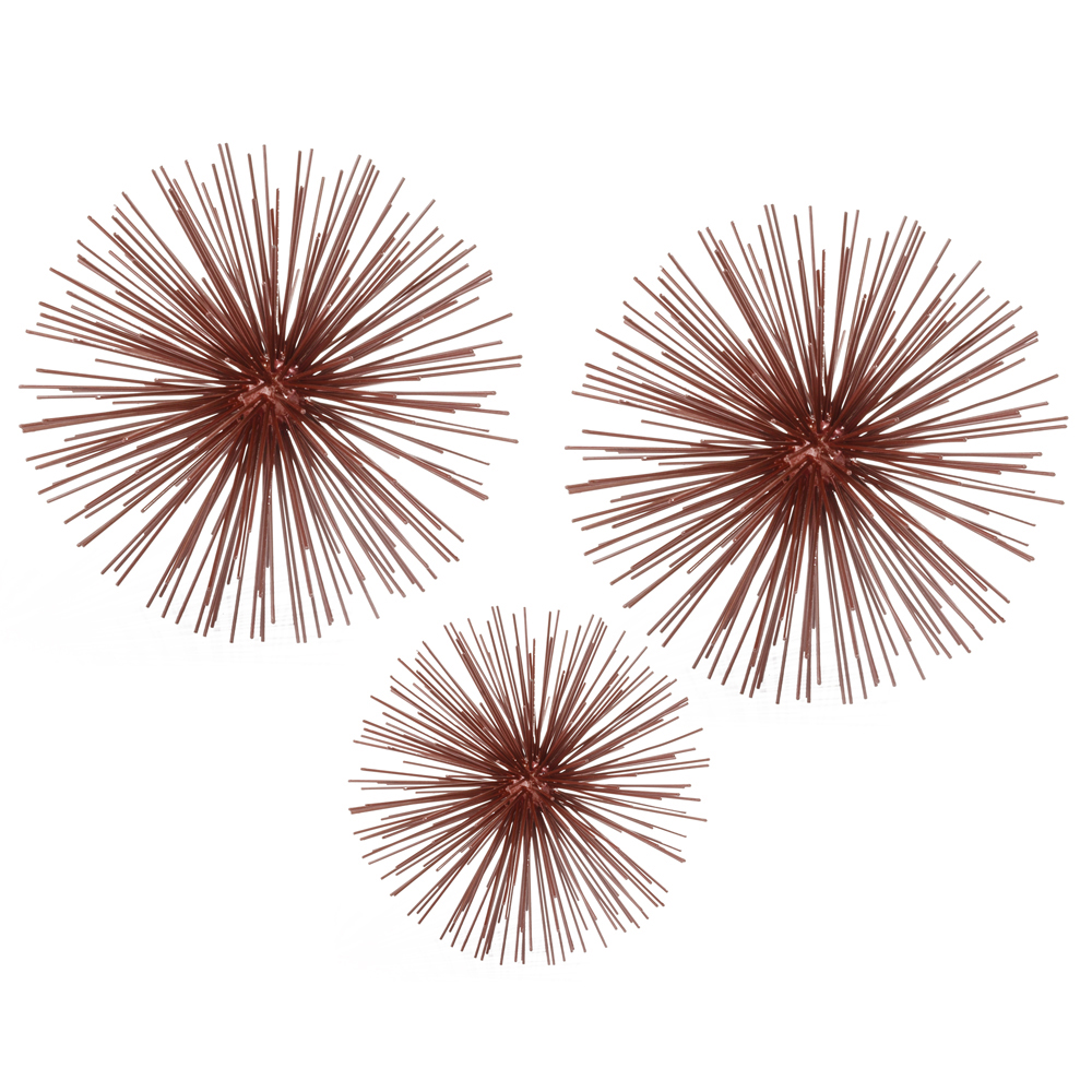 10" x 10" x 10" Red Large Spiked Sphere