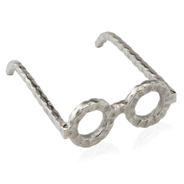 6.5" x 6" x 2" Silver Round Glasses - Image 3