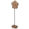 4" x 10" x 33" Natural and Black Tall Daisy on Stand - Image 4