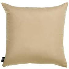 Set of 2 Light Beige Brushed Twill Decorative Throw Pillow Covers